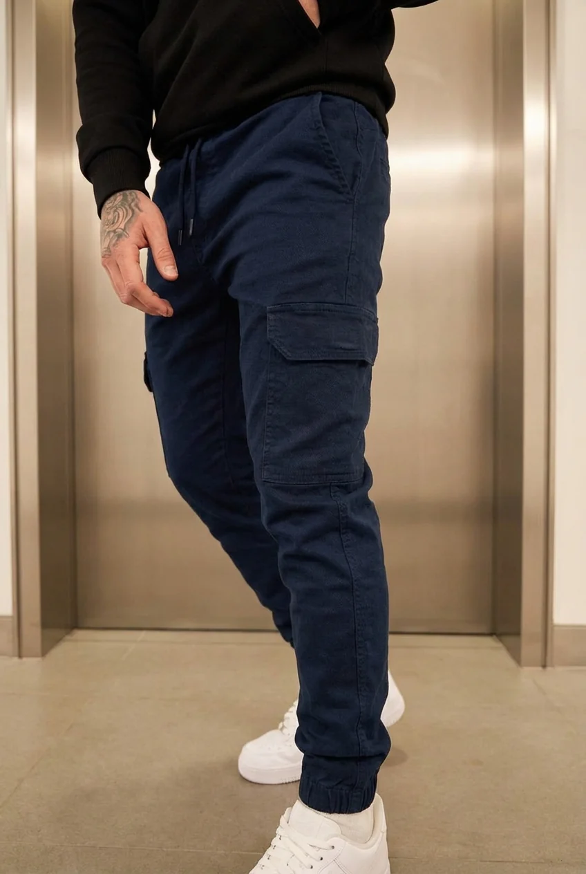 Olympus Cargo Jogger - Navy - Image 5