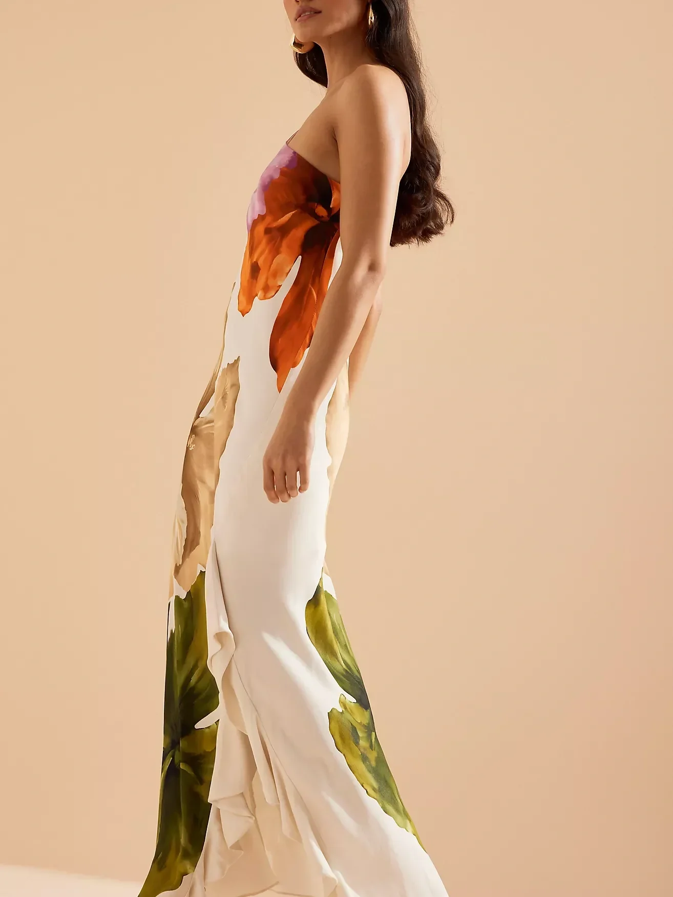 One-Shoulder Maxi Slip Dress - Image 4