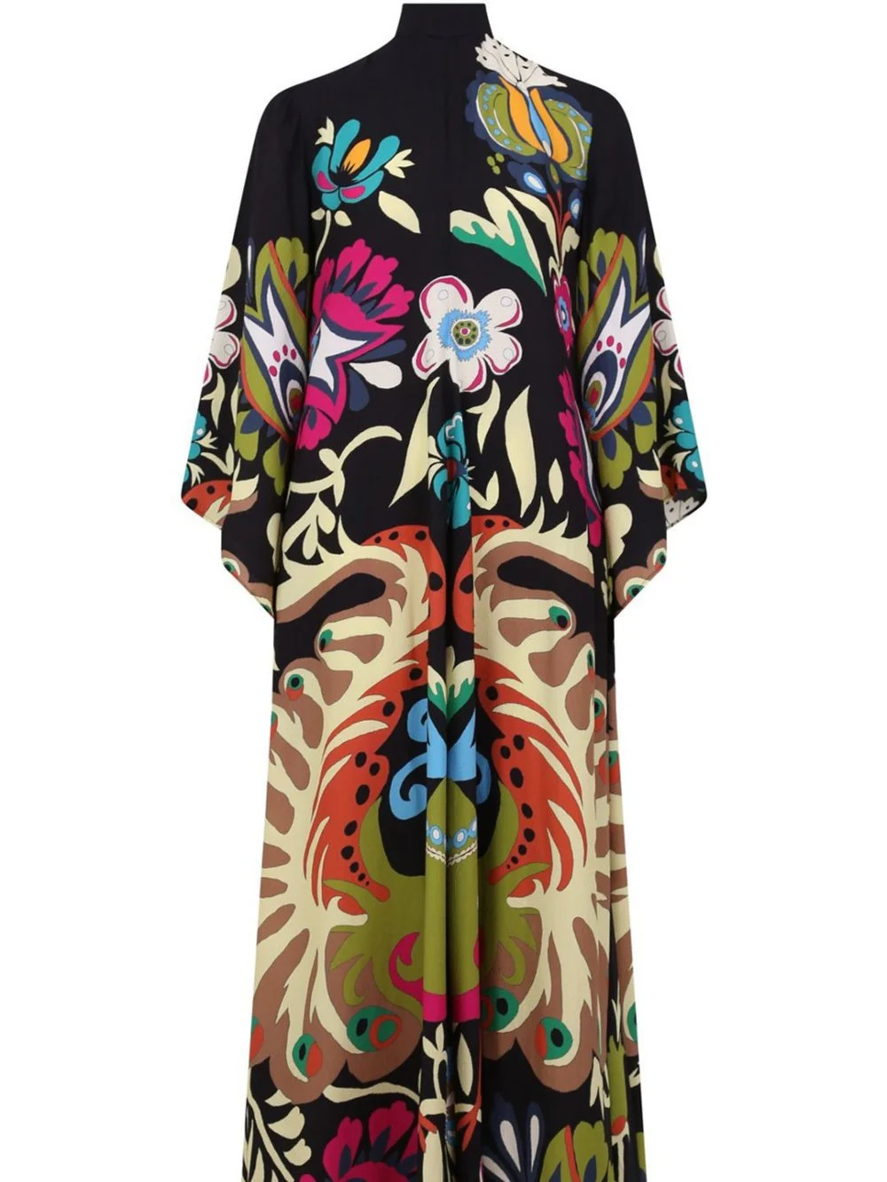 Peacock Printed Maxi Dress - Image 4
