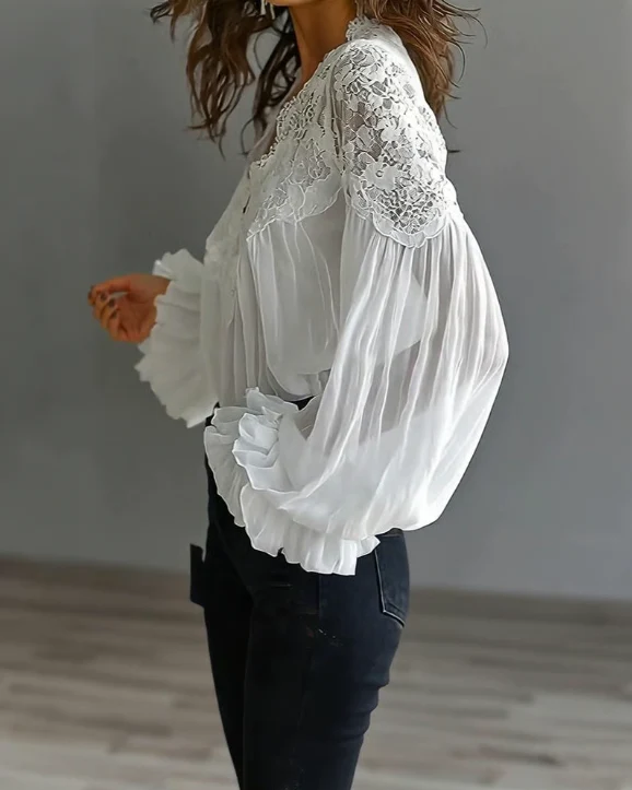 QUINN FLORAL BLOUSE - Image 3