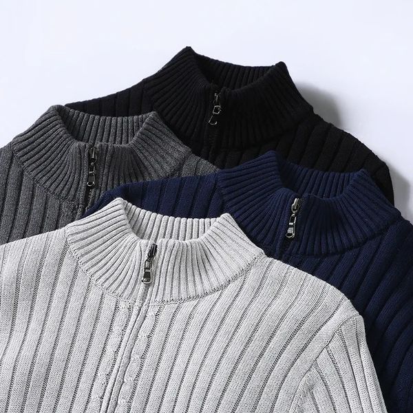 RAVELLO RIBBED ZIP CARDIGAN - Image 5