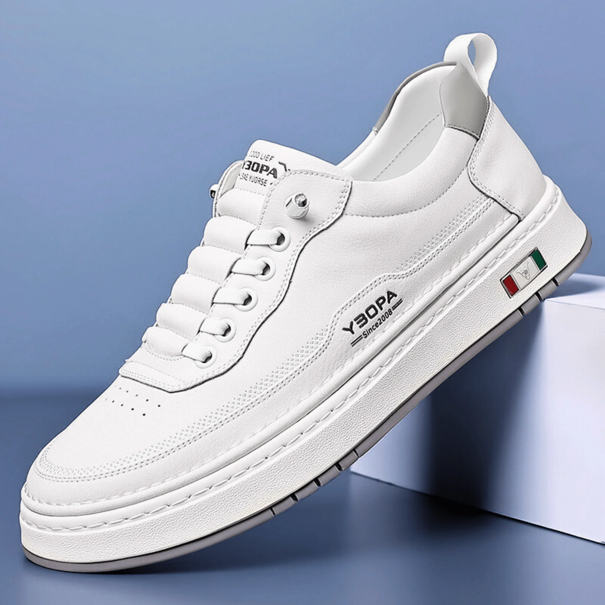 RODERICK LEATHER TRAINERS - Image 2