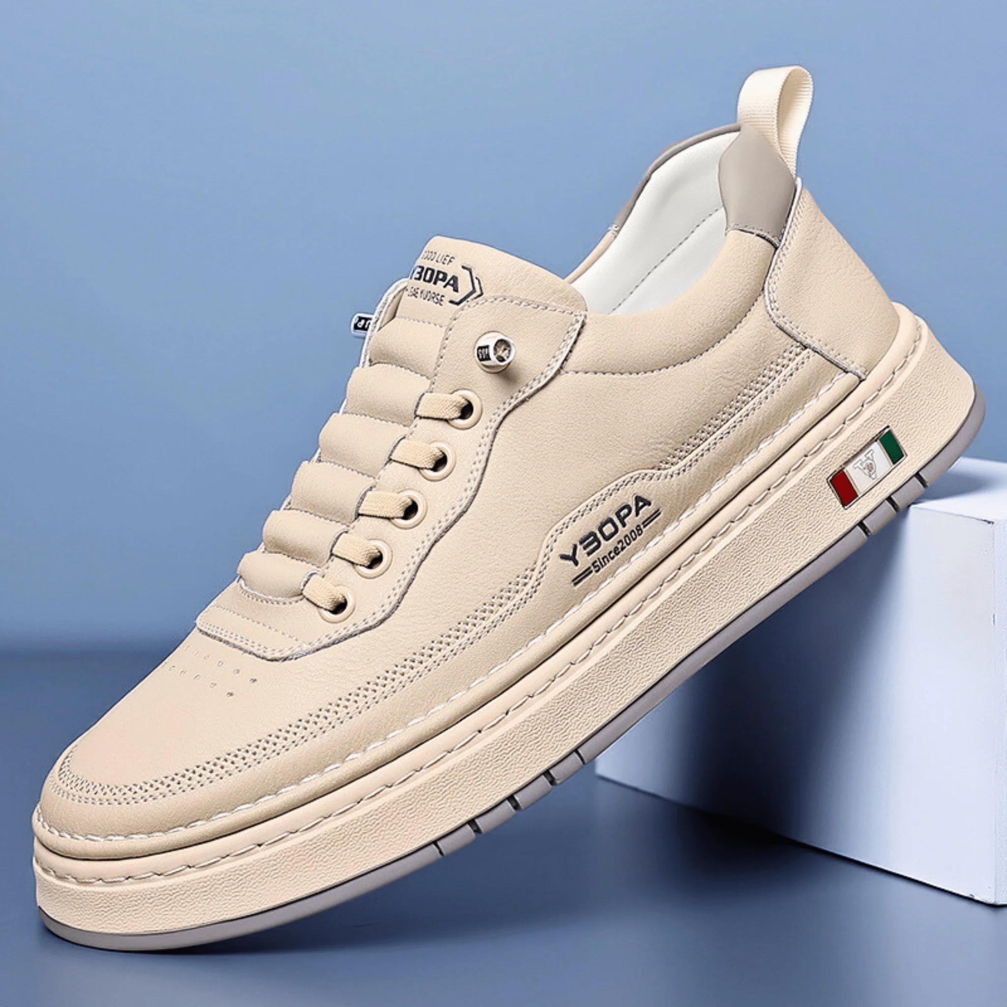 RODERICK LEATHER TRAINERS - Image 3
