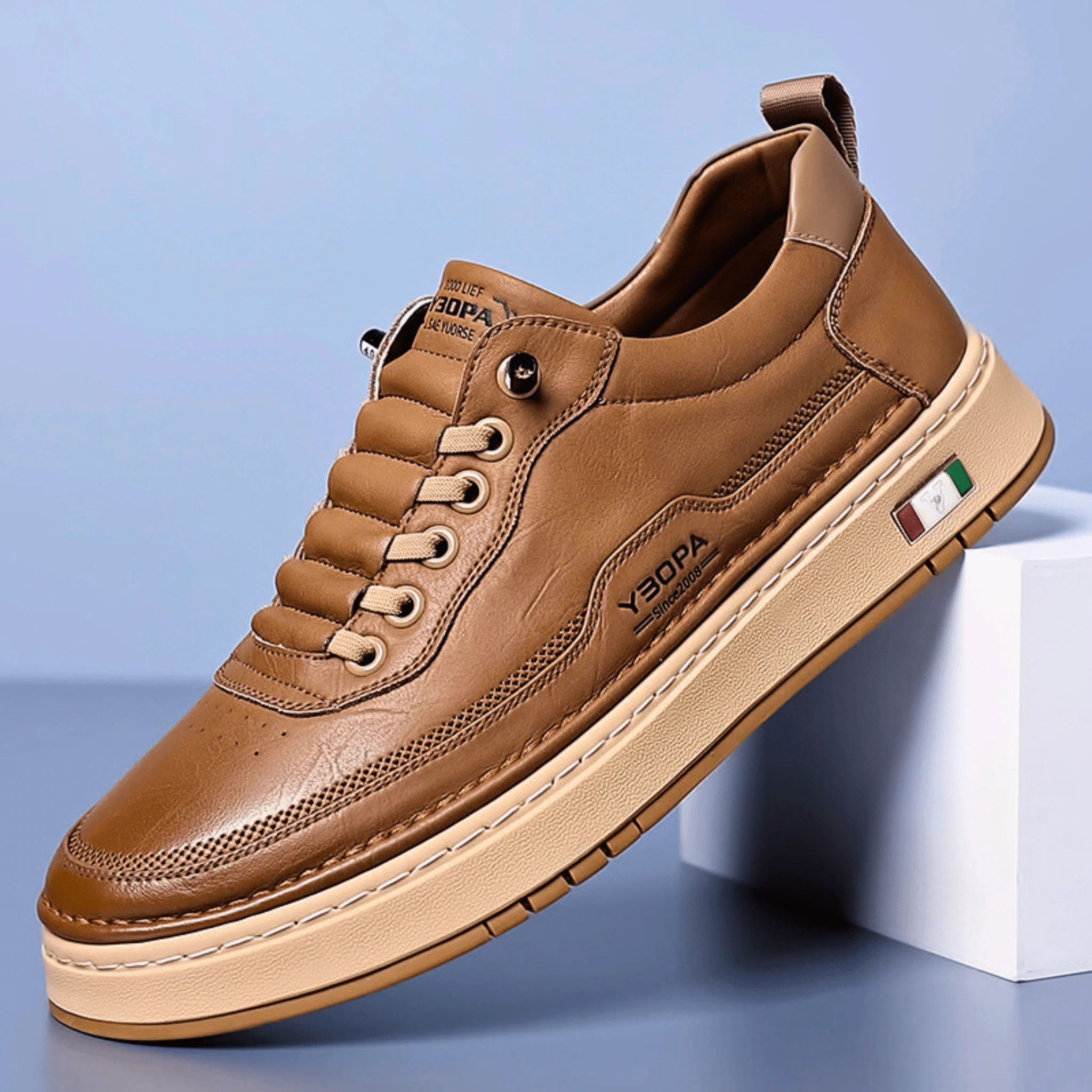 RODERICK LEATHER TRAINERS - Image 4