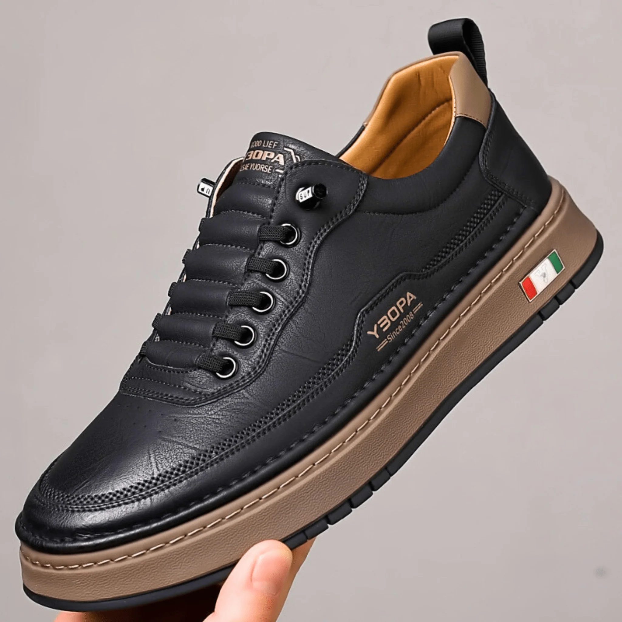 RODERICK LEATHER TRAINERS - Image 5