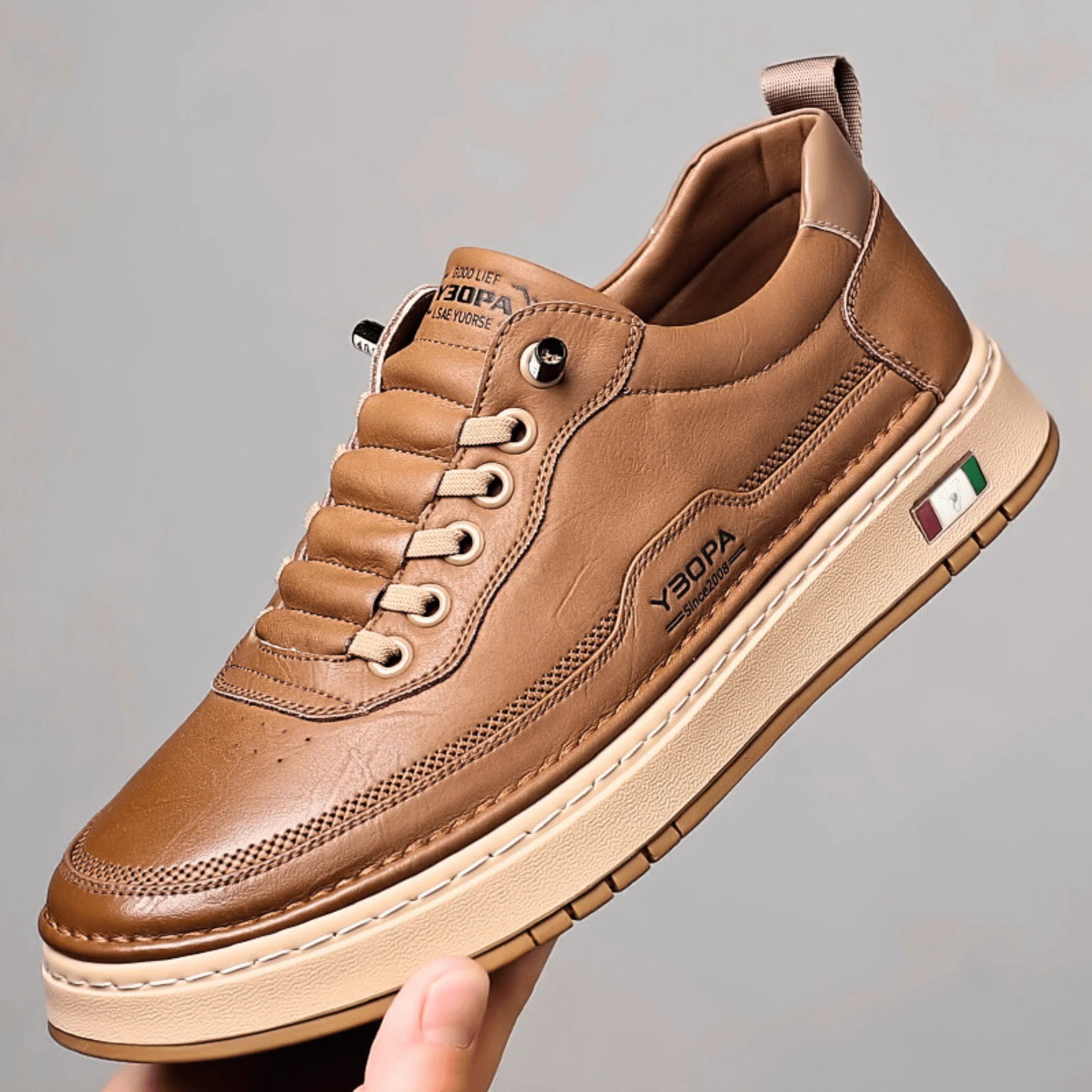 RODERICK LEATHER TRAINERS - Image 8