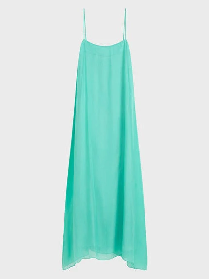 Spaghetti Straps Elegant Column Maxi Dress - Image 4