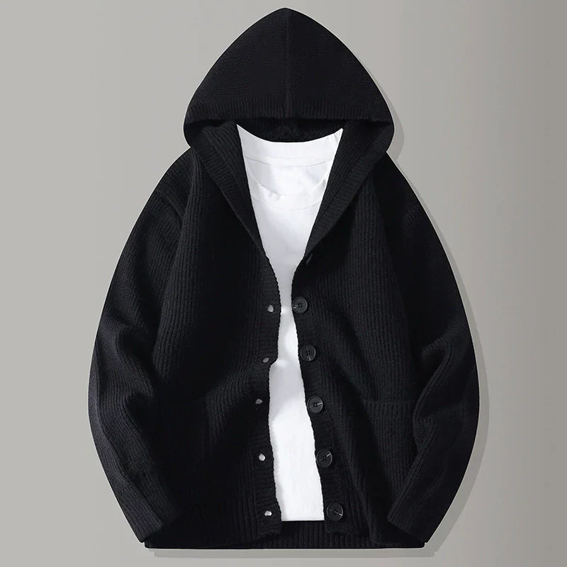 STIRLING HOODED KNIT CARDIGAN - Image 2