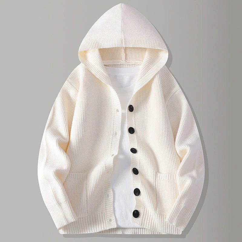STIRLING HOODED KNIT CARDIGAN - Image 3