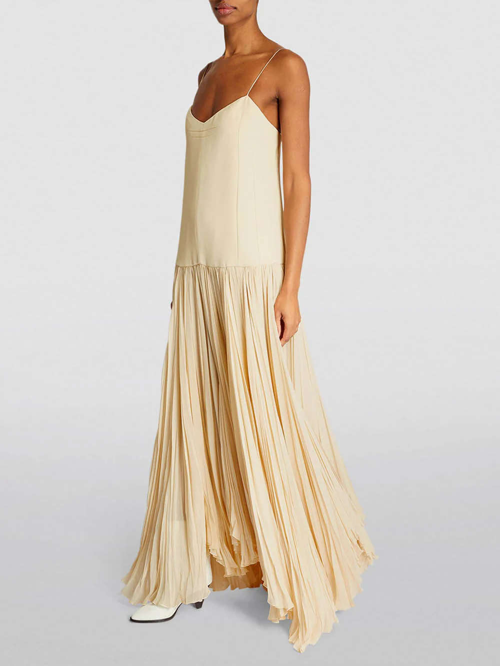 Strappy Drop Waist Irregular Dress - Image 3