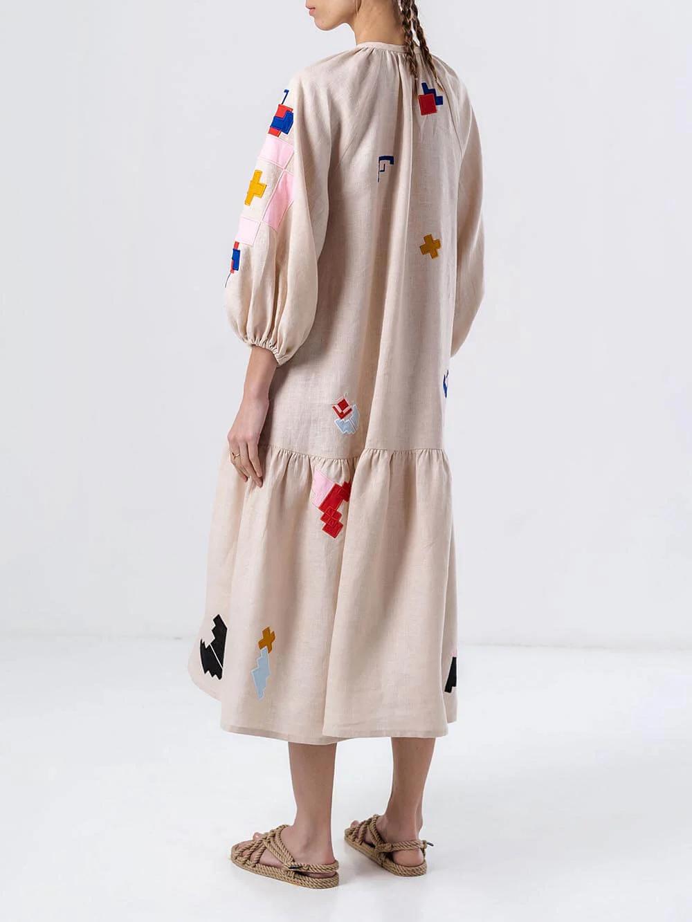 Unique Ethnic Printed Lightweight Maxi Dress - Image 3