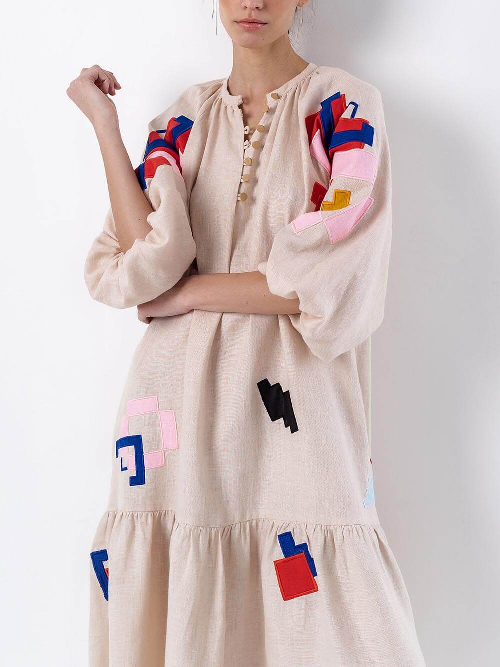 Unique Ethnic Printed Lightweight Maxi Dress - Image 4