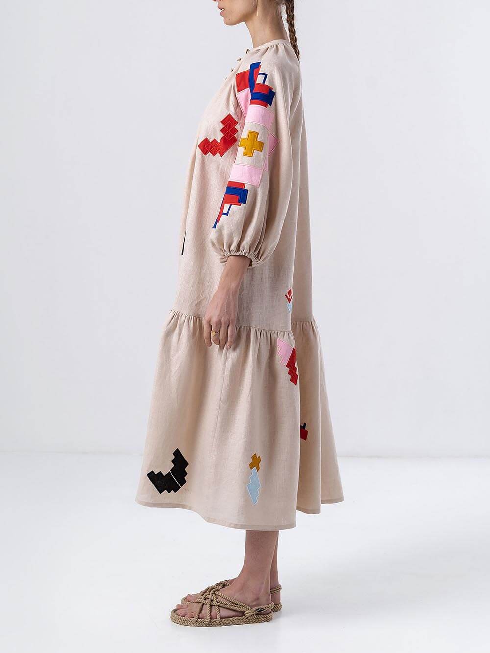 Unique Ethnic Printed Lightweight Maxi Dress - Image 5