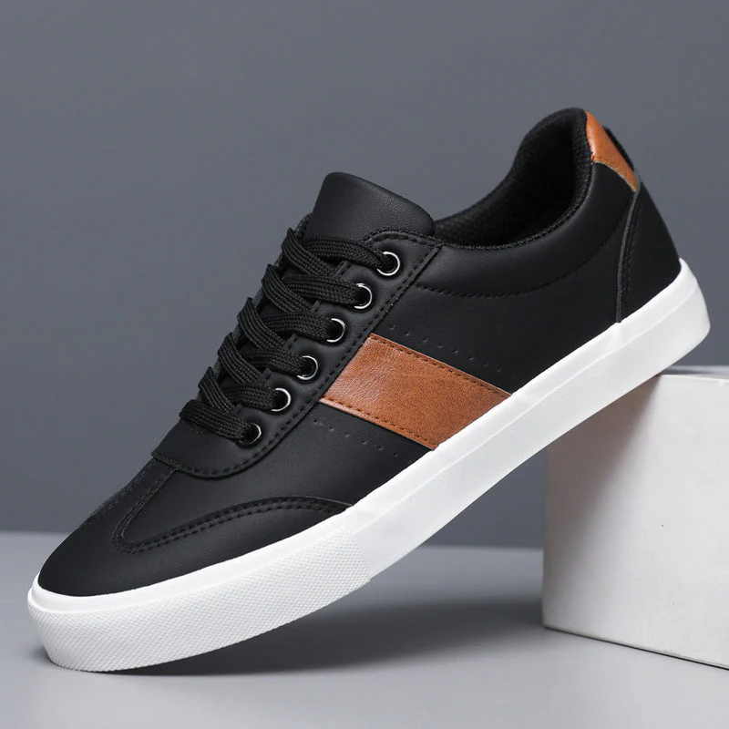 VICCI LEATHER TRAINERS - Image 4